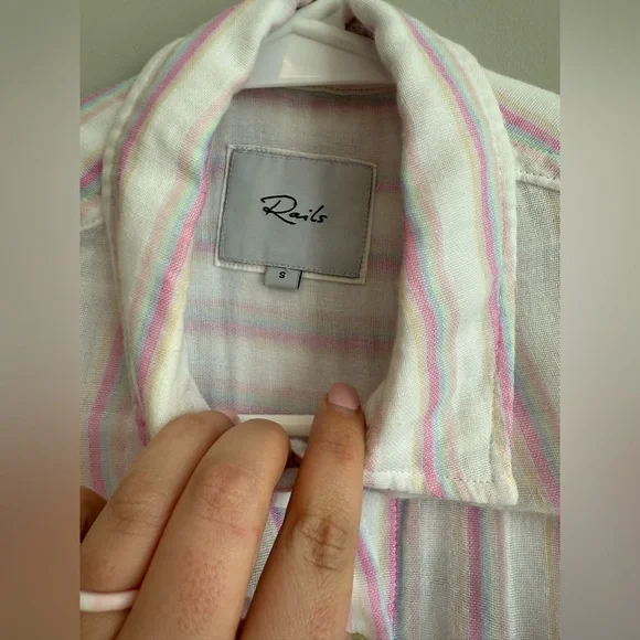 Rails Ellis Gem Stripe Button Up - Picture 7 of 11